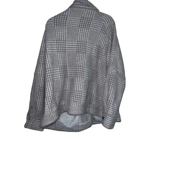 Greylin Houndstooth Shirt Jacket plus size 3xl Preppy Normcore Academia Comfy - Picture 4 of 4